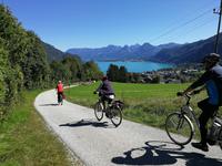 Radtour zurück zum Wolfgangsee