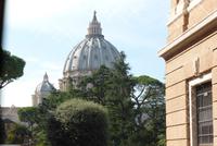 Blick auf die Kuppel des Petersdome