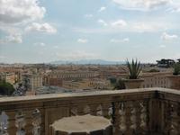 Blick auf Rom während der Führung in den Vatikanischen Museen