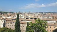 Rom (Blick vom Kapitol-Hügel auf die Dächer der Stadt)