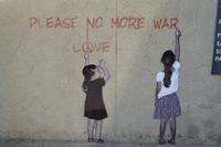 Landungsstrände  bei Arromanches, Streetart