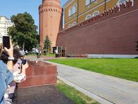 Moskau, Kremlmauer, Grab des unbekannten Soldaten