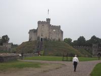 normannischer Kern (Motte) der Burg Cardiff