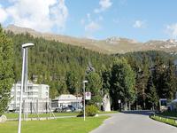 Blick ins Skigebiet von St. Moritz
