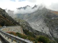 Blick zum untersten Stück des Rhonegletschers