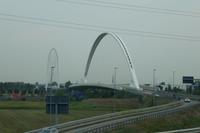 Moderne Autobahnbrück  entworfen von Santiago Calatrava Valls 