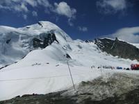 Auf dem Allalin (3500m)
