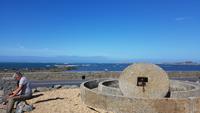 Guernsey, Mittagspause am Fort Grey