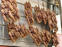 viereckige Huehner in Chinatown Vancouver