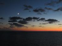 Abendstimmung über dem Meer