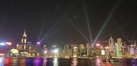 Skyline von Hong Kong - Lasershow