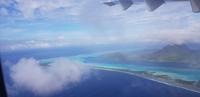 Anflug auf Bora Bora