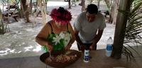 Moorea - Mittagessen auf Motu Fareone