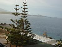 Blick aus dem Hotel in Saranda
