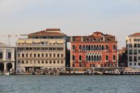 Blick auf Venedig vom Boot aus
