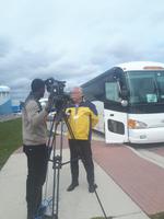 Alpena - das lokale Fernshen dreht einen Bericht