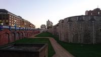 Tower-Mauer und Tower-Bridge