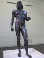 Bronzestatuen von Riace im Nationalmuseum von Reggio Calabria