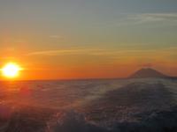 Sonnenuntergang nahe Stromboli