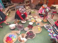 Wolle färben in Chichero