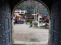 Blick auf den Markt in Aguas Calientes