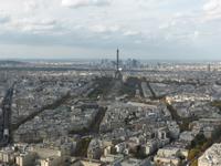 Blick vom Tour Montparnasse auf Paris
