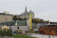 Blick vom Schiff aus auf Quebec