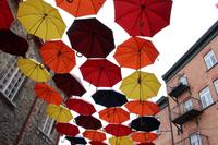 Regenschirmgasse in Quebec 1