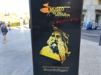 Werbung für das Archäologische Museum in Syracus.