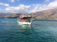 Boot in der Mirabello-Bucht