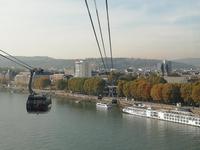 Blick auf Koblenz und den Rhein