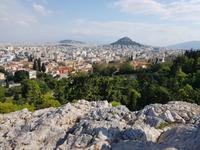 Vom hohen Lycavettus-Berg hatten wir zwei Tage zuvor ein grandioses Panorama genossen