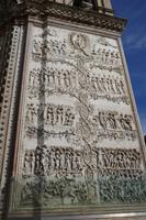 Teil der Außenfassade Westportal Dom von Orvieto