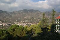 Blick vom Hotel ins Troodos-Gebirge