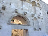 hinterer Eingang zum Palast