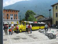 Bahnhpfsplatz in Tirano