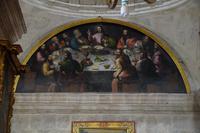 Letztes Abendmahl mit Mais und Meerschweinchen, Jesuitenkirche Arequipa