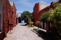 Straße im Kloster de Santa Catalina, einer eignen kleinen Stadt