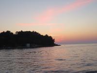 Sonnenuntergang in Porec