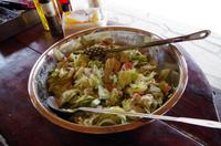 Unterwegs nach Rundu - Mittagspicknick