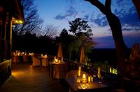Namushasha River Lodge am Kwando - Abendessen