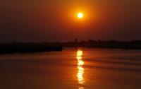 Bootsfahrt auf dem Chobe - Sonnenuntergang