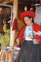 Arbeit mit der Fallspindel