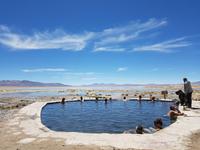 Thermalbad in Thermas de Polques - Eduardo Avaroa Nationalreservat - Bolivien