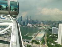 Aussicht aus dem Singapur Flyer