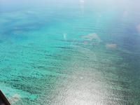 Ausblick aus dem Flugzeug - Rundflug über das Riff