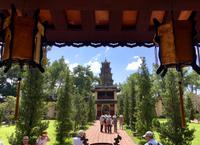 Aussichten im Kaiserpalast in Hue