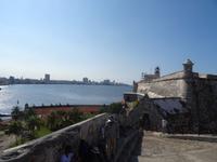Blick von der Festung El Morro auf Havanna