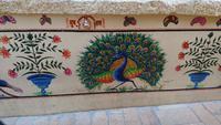 Schöne Malerei auf der Festung Jaisalmer