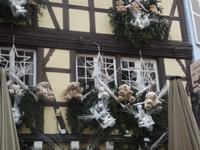 Geschmückte Fenster in Straßburg